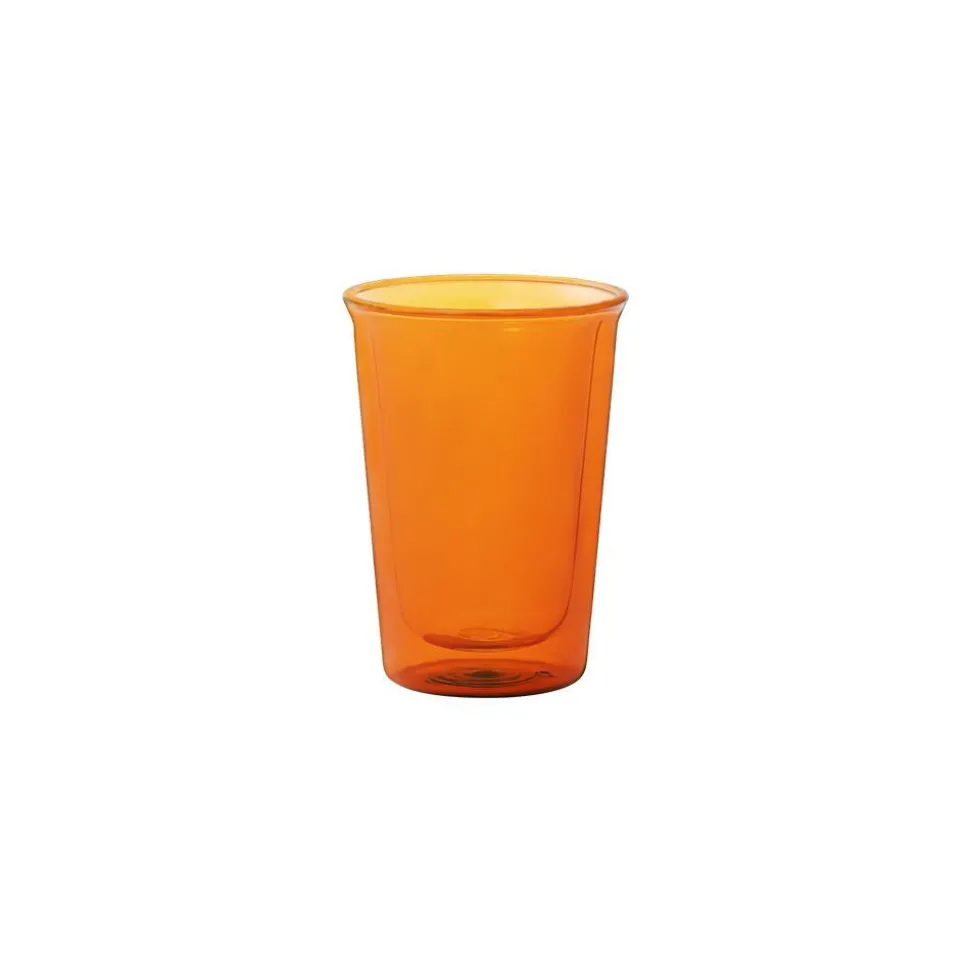 CAST AMBER double wall glass 290ml