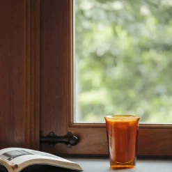 CAST AMBER double wall glass 290ml