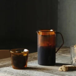 CAST AMBER double wall glass 250ml